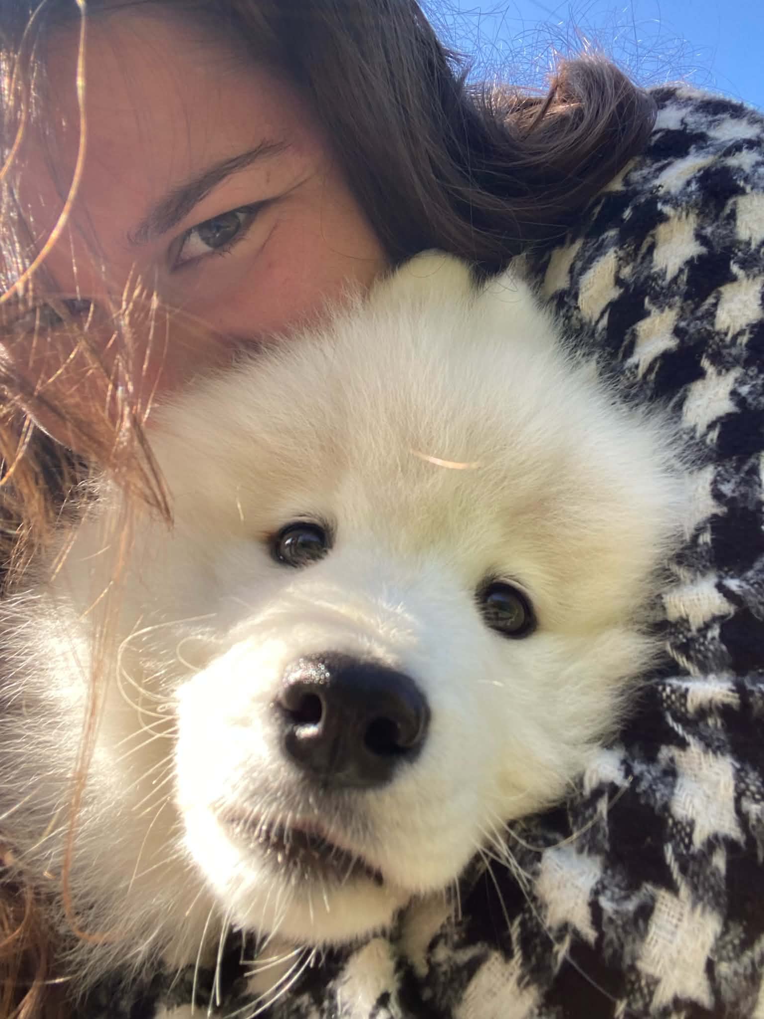 Zoé et Nala, tout près